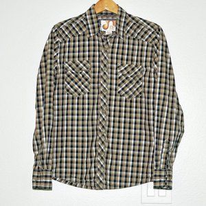 OP Men’s button-up cotton shirt M